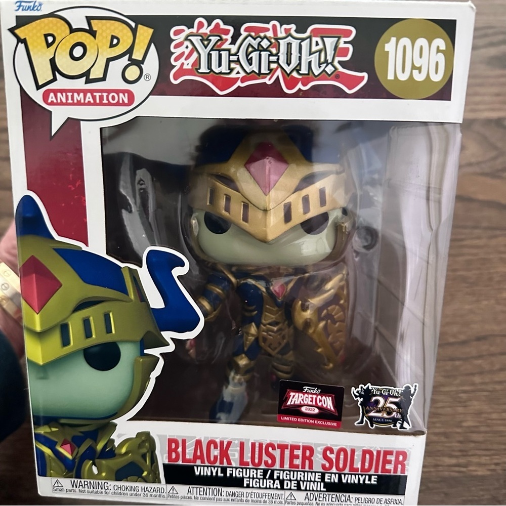 Funko Pop Yugioh Black Luster Soldier Target Con 2022 25th Anniversary Yu-Gi-Oh